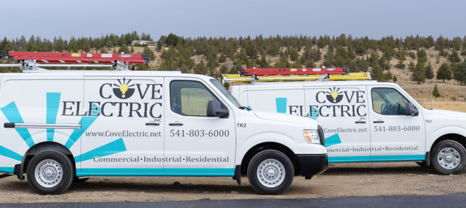 The new rigs of Cove Electric, Inc.